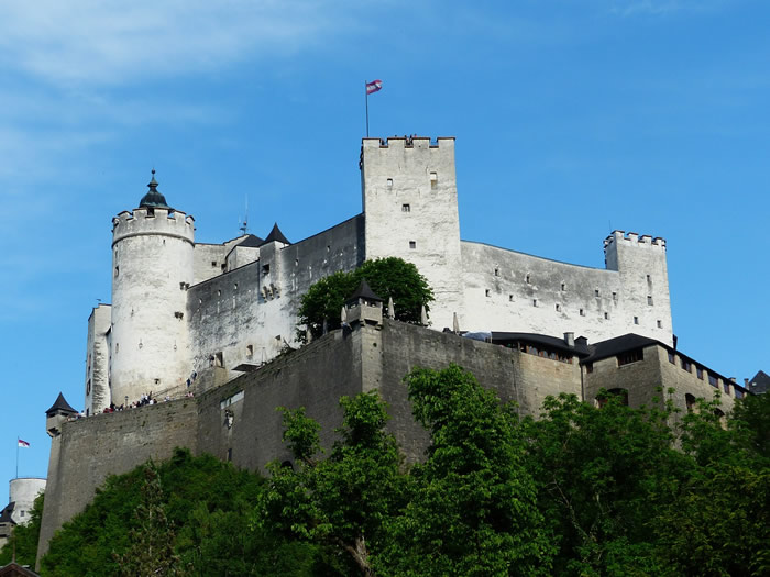 La forteresse de Hohensalzburg à Salzbourg en Autriche